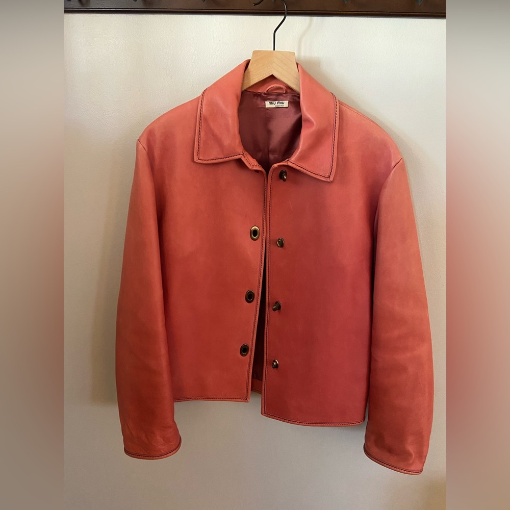 Miu Miu Leather Jacket